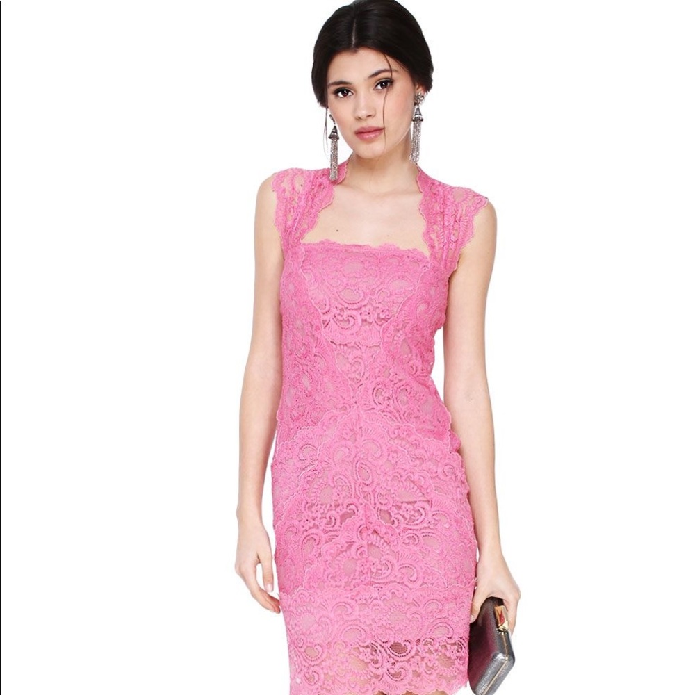 Nicole Miller pink cocktail dress